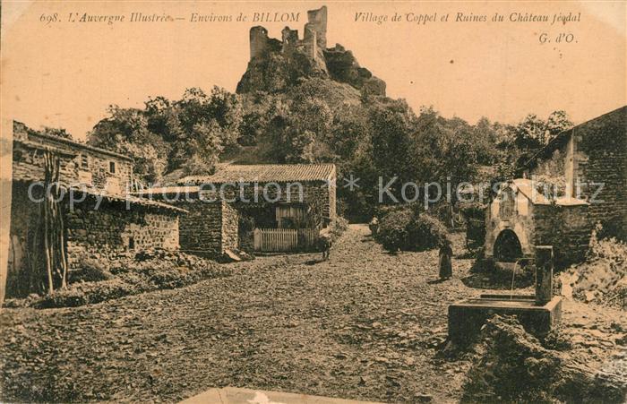 Billom Village de Coppel et Ruines du Chateau feodal