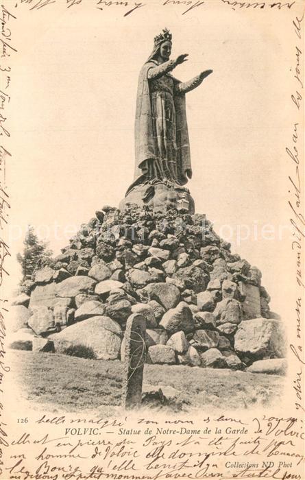 Volvic Statue de Notre Dame de la Garde