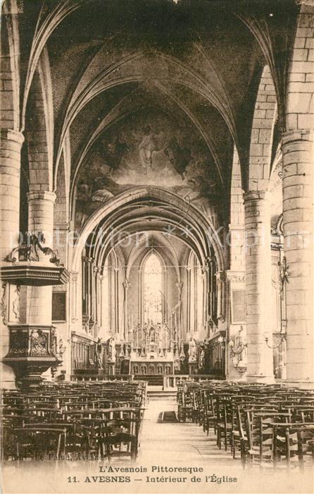 Avesnes Interieur de l'Eglise