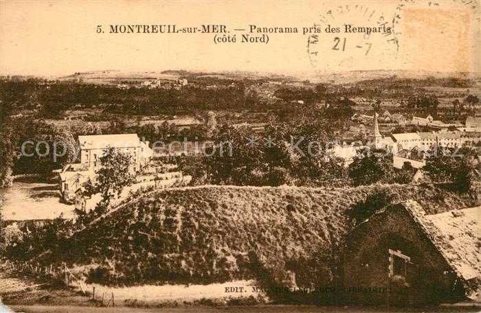 Montreuil sur Mer Panorama pris des Remparts
