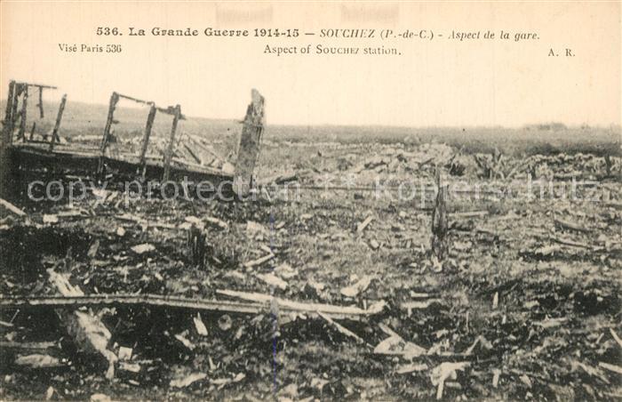 Souchez Aspect de la gare