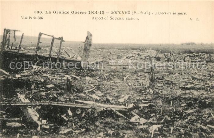 Souchez Aspect de la gare
