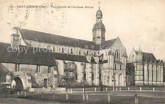 Saint-Germer-de-Fly Vue generale de l’ancienne Abbaye