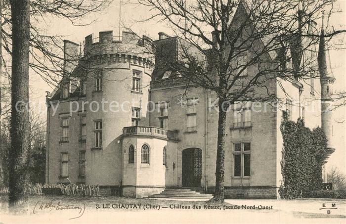 Le Chautay Chateau des Reaux facade Nord Ouest