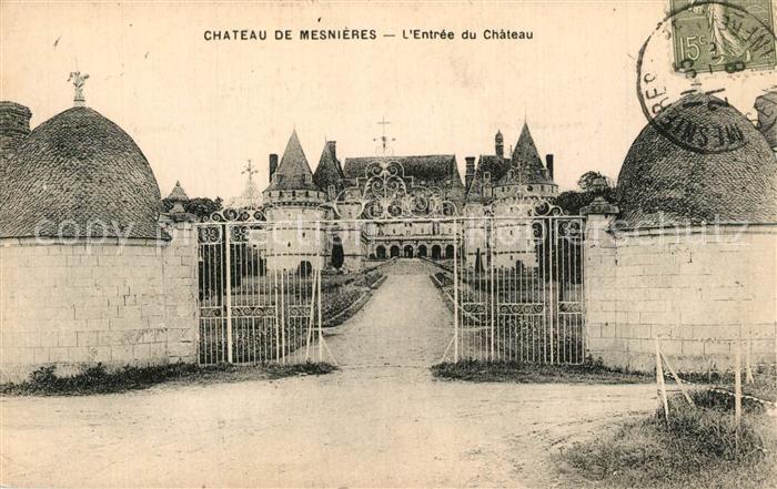 Mesnieres-en-Bray Chateau de Mesnieres Entree du Chateau