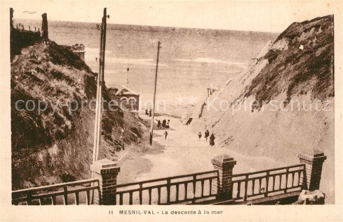 Mesnil-Val La descente a la mer