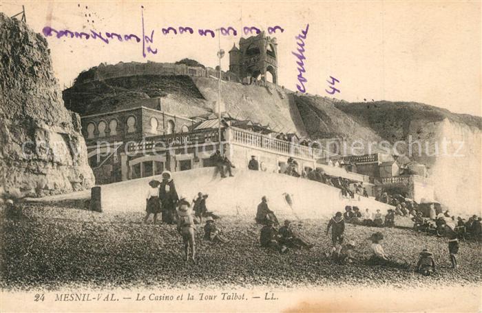 Mesnil-Val Le Casino et la Tour Talbot