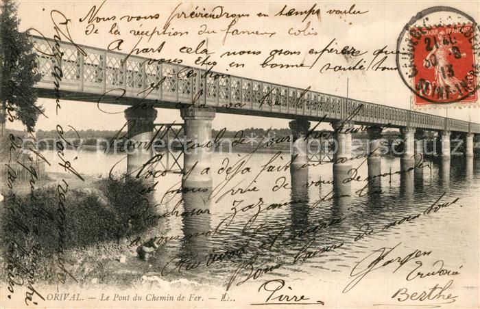 Orival Seine-Maritime Le Pont du Chemin de Fer