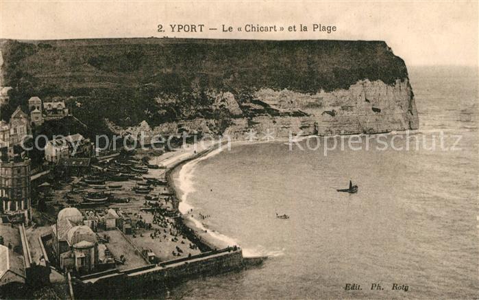 Yport Le Chicart et la Plage