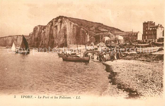 Yport Le Port et les Falaises