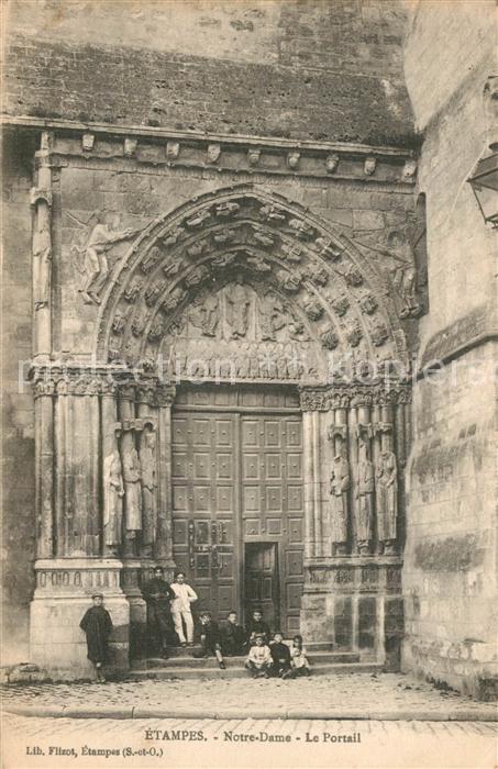 Etampes Notre Dame Le Portail