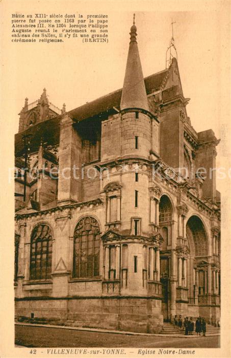 Villeneuve-sur-Yonne Eglise Notre Dame