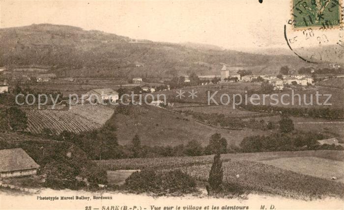 Sare Vue sur le village et les alentours