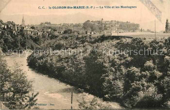 Oloron-Sainte-Marie La Ville et les Montagnes