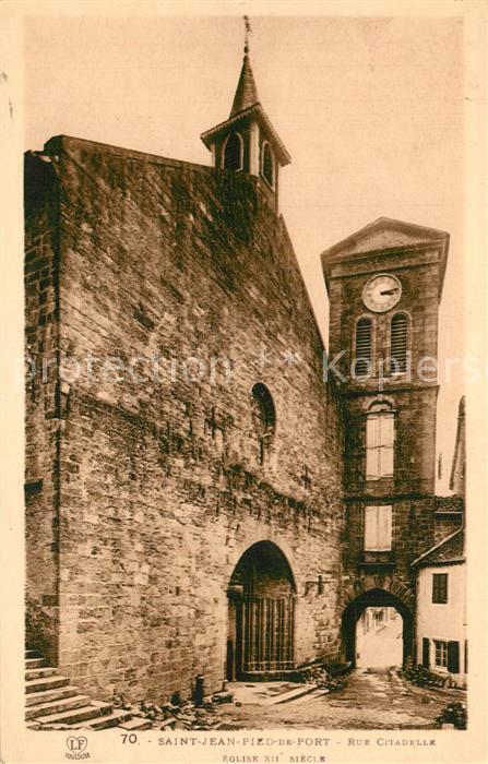 Saint-Jean-Pied-de-Port Rue Citadelle Eglise