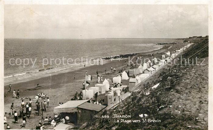 Tharon-Plage La plage vers Saint Brevin
