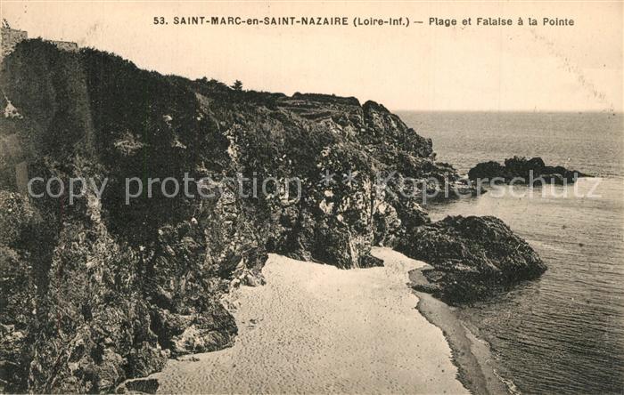 Saint-Marc-en-Saint-Nazaire Plage et Falaise a la Pointe