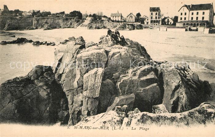 St-Marc-sur-Mer St-Nazaire 44 La plage rochers