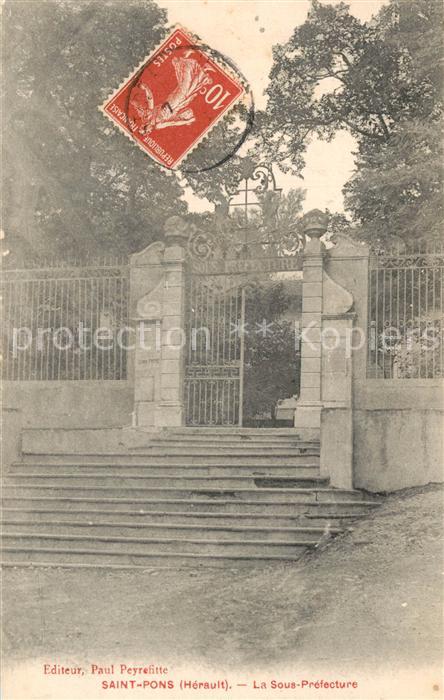 Saint-Pons-de-Thomieres 34 Herault La Sous Prefecture