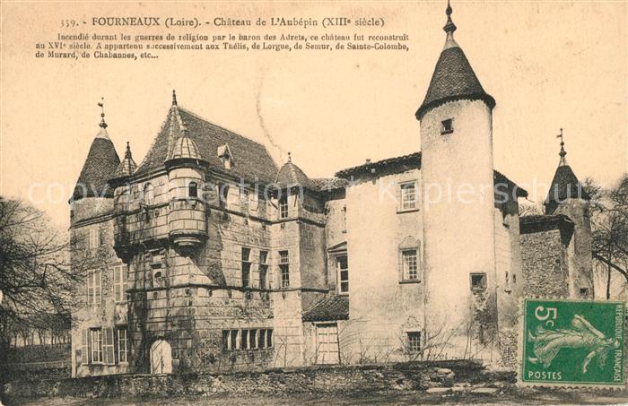 Fourneaux Loire Chateau de l'Aubépin XIIIe siècle