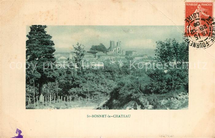 Saint-Bonnet-le-Chateau Vue panoramique