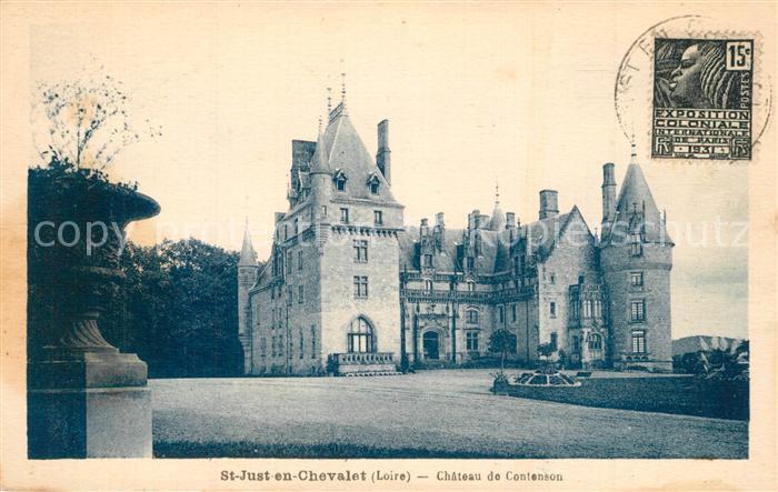 Saint-Just-en-Chevalet Chateau de Contenson