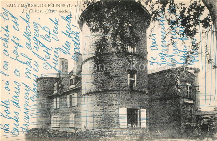 Saint-Marcel-de-Felines Chateau XIIme siècle Schloss