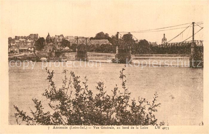 Ancenis Vue Generale au bord de la Loire