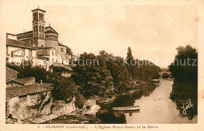 Clisson Eglise Notre Dame et la Sèvre