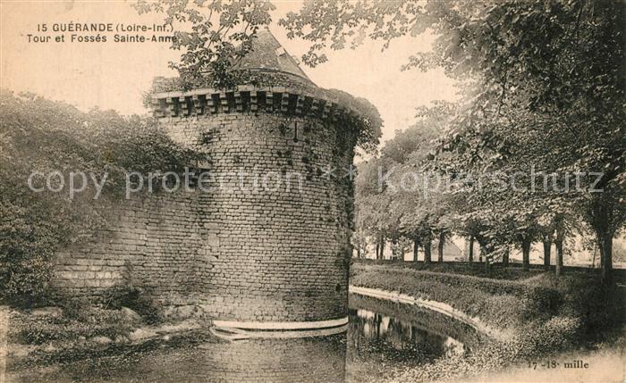 Guerande Tour et Fossés Sainte Anne