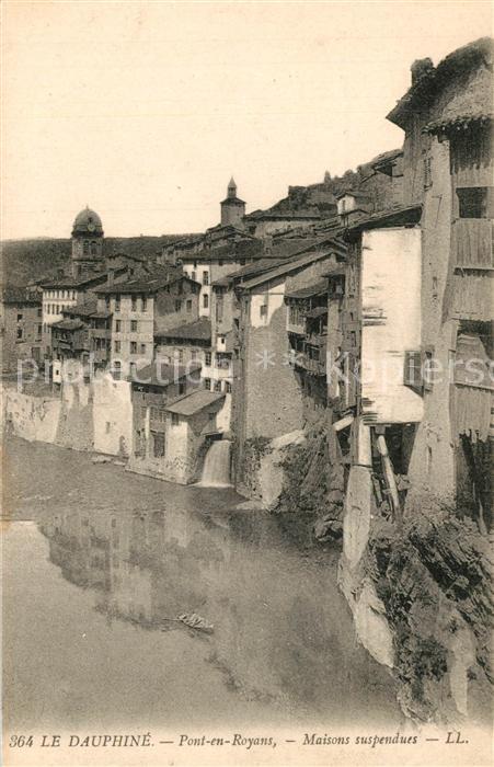 Pont-en-Royans Maisons suspendues