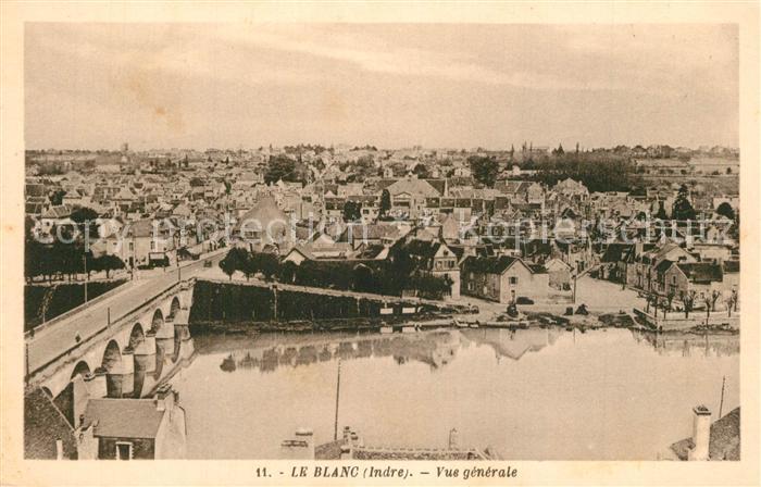 Le Blanc Indre Vue Generale sur la ville Pont