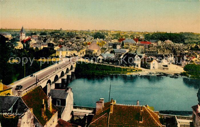 Le Blanc Indre Vue Generale sur la ville Pont