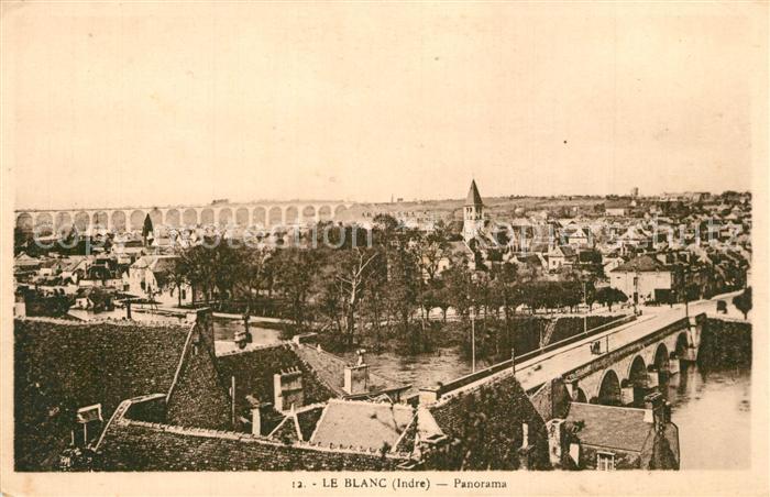 Le Blanc Indre Panorama Pont Viaduc