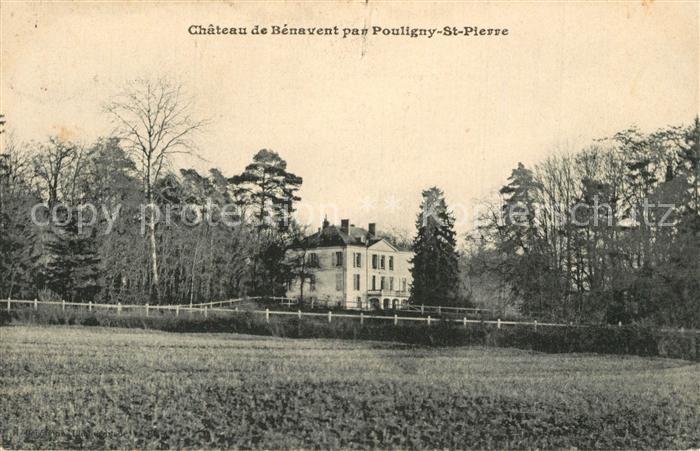 Pouligny-Saint-Pierre Chateau de Bénavent Schloss