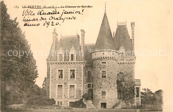 Le Pertre Chateau de Bel Air Schloss