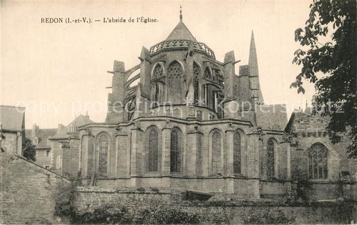Redon Abside de l'Eglise