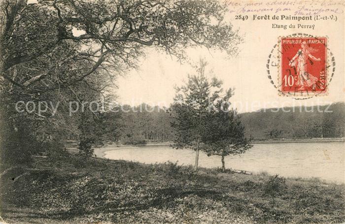 Paimpont Etang du Perray a la forêt