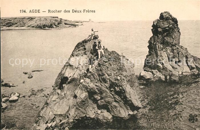 Agde Rocher des Deux Frères