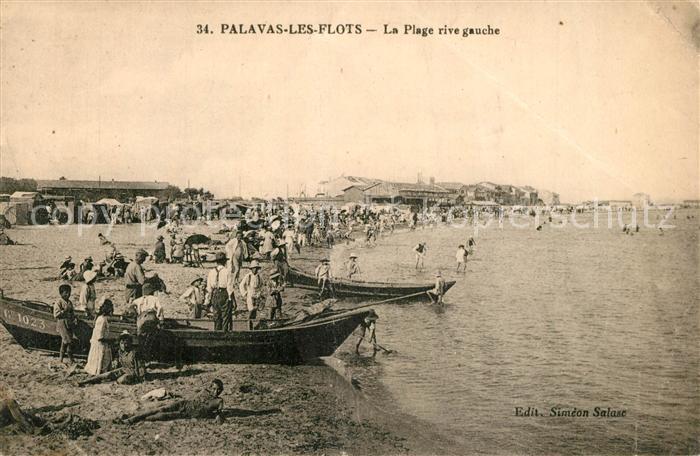 Palavas-les-Flots Herault La plage rive gauche