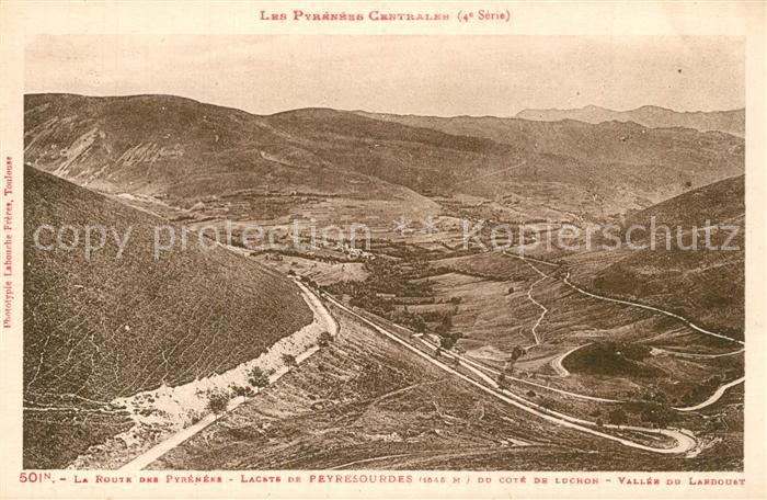 Luchon Haute-Garonne Route des Pyrénées Lacats de Peyresourdes Vallee du Larbous