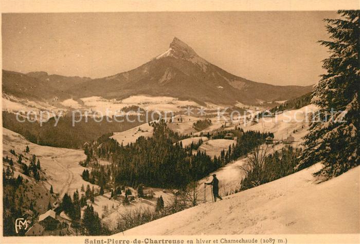 Saint-Pierre-de-Chartreuse Panorama en hiver vue sur Mon Chamechau