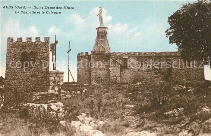 Ales Notre Dame des Mines Chapelle et le Calvaire