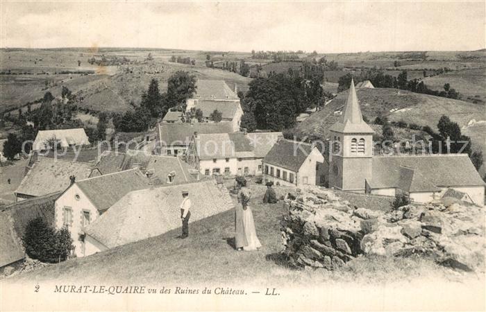 Murat-le-Quaire vue des Ruines du Chateau