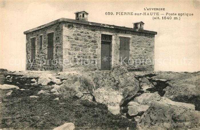Pierre sur Haute Poste optique Station hertzienne militaire