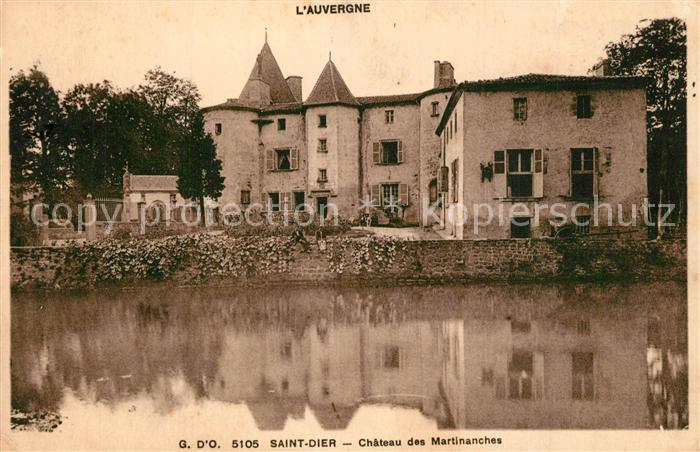 Saint-Dier-d Auvergne Chateau des Martinanches Schloss