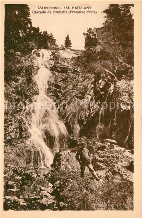 Saillant Cascade de l'Oulette première chute