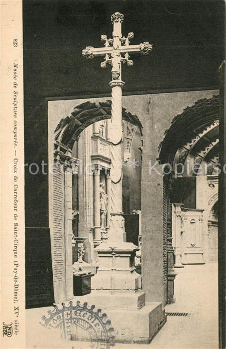 Auvergne Region Musee de Sculpture Croix de Carrefour de Saint Cirque