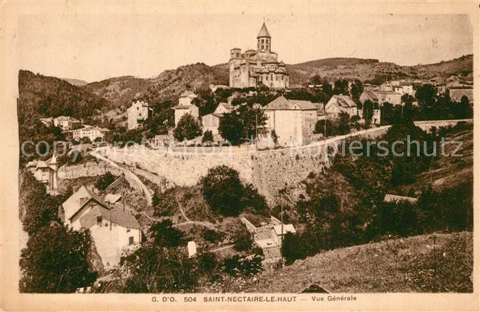 Saint-Nectaire Puy de Dome Vue Generale Eglise