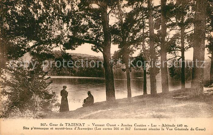 Tazenat Gour de Ancien Cratère Lac